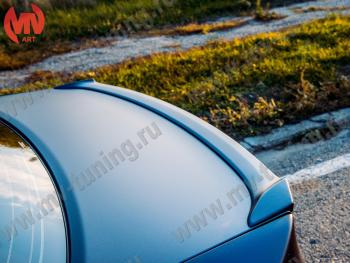 4 199 р. Лип спойлер на крышку багажника MV-Tuning Honda Accord 8 CU седан дорестайлинг (2008-2011) (Неокрашенный)  с доставкой в г. Вологда. Увеличить фотографию 4