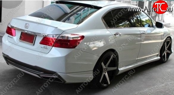 5 149 р. Козырёк на заднее стекло CT Honda Accord 9 CR седан дорестайлинг (2013-2016) (Неокрашенный)  с доставкой в г. Вологда