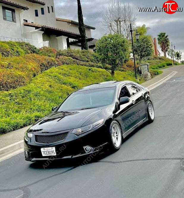 4 499 р. Решётка радиатора Sport  Honda Accord ( 8 CU,  8 CW) (2011-2013) седан рестайлинг, универсал рестайлинг (Без сетки, Неокрашенная)  с доставкой в г. Вологда