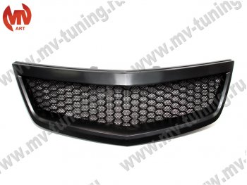 5 349 р. Решётка радиатора Sport  Honda Accord ( 8 CU,  8 CW) (2011-2013) седан рестайлинг, универсал рестайлинг (С сеткой, Неокрашенная)  с доставкой в г. Вологда. Увеличить фотографию 3