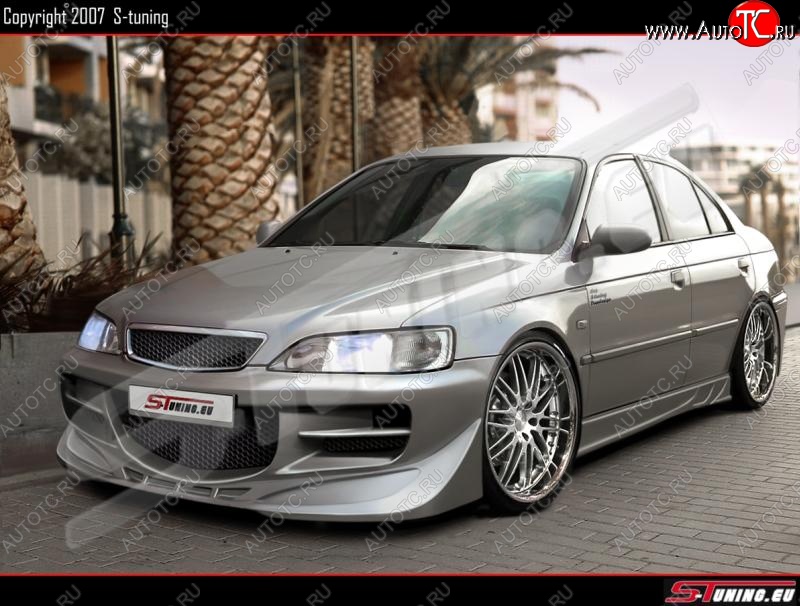 14 199 р. Пороги накладки ST Honda Accord 6 CF седан дорестайлинг (1997-2000)  с доставкой в г. Вологда