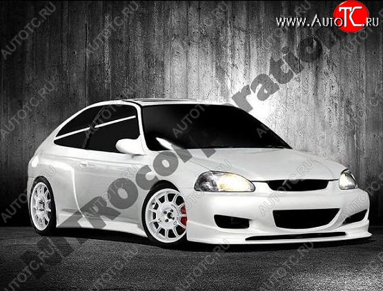 25 899 р. Передний бампер Velside Honda Civic EJ,EK,EM седан дорестайлинг (1995-1998)  с доставкой в г. Вологда