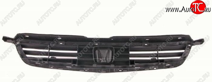 2 499 р. Решётка радиатора SAT Honda Civic EJ,EK,EM седан дорестайлинг (1995-1998) (Черная)  с доставкой в г. Вологда