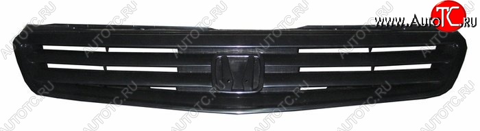 1 849 р. Решётка радиатора SAT  Honda Civic  EJ,EK,EM (1998-2000) седан рестайлинг, хэтчбэк 3 дв. рестайлинг (Черная)  с доставкой в г. Вологда
