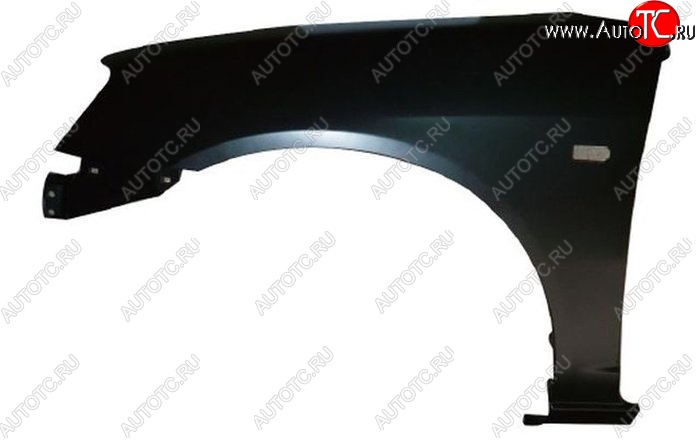 2 199 р. Переднее левое крыло SAT (с отверстием под повторитель, Тайвань) Honda Civic ES седан дорестайлинг (2000-2003) (Неокрашенное)  с доставкой в г. Вологда