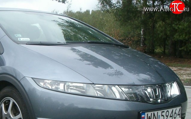 12 899 р. Пластиковый капот Standart Honda Civic FK,FN хэтчбэк 5 дв. дорестайлинг (2005-2008)  с доставкой в г. Вологда
