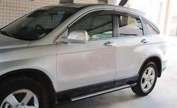 5 349 р. Комплект дефлекторов окон СТ Honda CR-V RE1,RE2,RE3,RE4,RE5,RE7 дорестайлинг (2007-2010)  с доставкой в г. Вологда. Увеличить фотографию 2