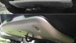 10 349 р. Накладка на передний бампер CT Honda CR-V RE1,RE2,RE3,RE4,RE5,RE7 рестайлинг (2009-2012) (Неокрашенная)  с доставкой в г. Вологда. Увеличить фотографию 2