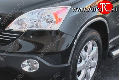 2 999 р. Подиумы противотуманных фар СТ Honda CR-V RE1,RE2,RE3,RE4,RE5,RE7 рестайлинг (2009-2012)  с доставкой в г. Вологда