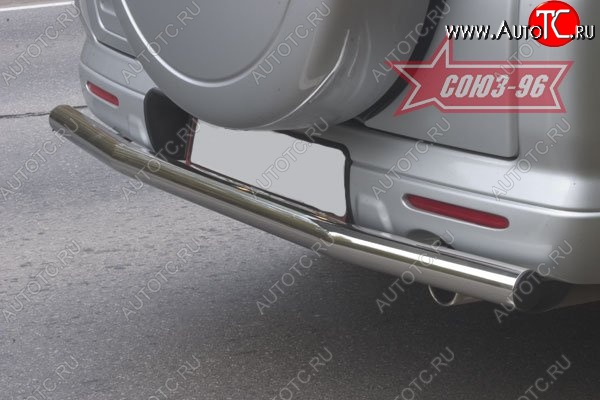 7 964 р. Защита заднего бампера Souz-96 (d60) Honda CR-V RE1,RE2,RE3,RE4,RE5,RE7 дорестайлинг (2007-2010)  с доставкой в г. Вологда