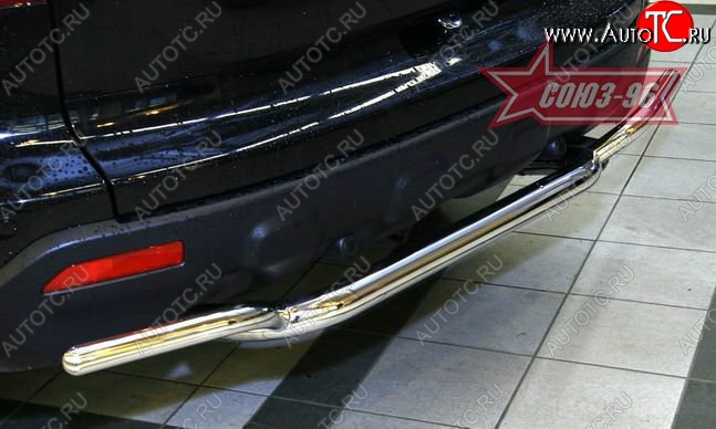 11 249 р. Защита заднего бампера Souz-96 (d60/42) Honda CR-V RE1,RE2,RE3,RE4,RE5,RE7 рестайлинг (2009-2012)  с доставкой в г. Вологда