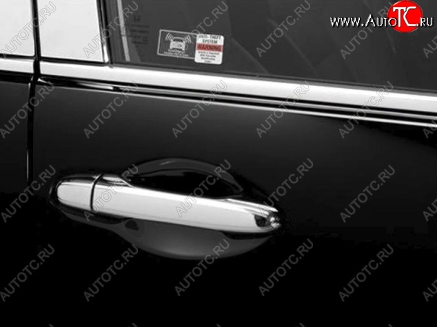 2 149 р. Накладки на внешние ручки дверей СТ Honda CR-V RM1,RM3,RM4 дорестайлинг (2012-2015) (Неокрашенные)  с доставкой в г. Вологда