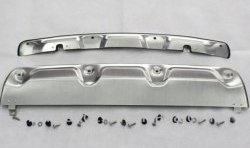 9 749 р. Накладка на передний бампер CT Honda CR-V RM1,RM3,RM4 дорестайлинг (2012-2015) (Неокрашенная)  с доставкой в г. Вологда. Увеличить фотографию 4