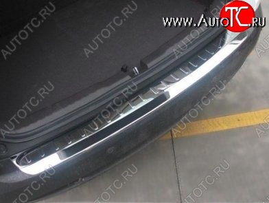 5 949 р. Защитная накладка на задний бампер СТ Honda CR-V RM1,RM3,RM4 дорестайлинг (2012-2015)  с доставкой в г. Вологда