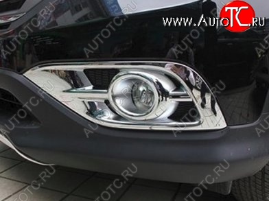 4 749 р. Подиумы противотуманных фар СТ Honda CR-V RM1,RM3,RM4 дорестайлинг (2012-2015)  с доставкой в г. Вологда