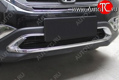 8 049 р. Накладка на передний воздуховод СТ Honda CR-V RM1,RM3,RM4 дорестайлинг (2012-2015)  с доставкой в г. Вологда