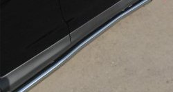 13 249 р. Защита порогов из круглой трубы диаметром 63 мм Russtal Honda CR-V RM1,RM3,RM4 дорестайлинг (2012-2015) (Защита порогов с со скосами на торцах (вариант 1))  с доставкой в г. Вологда. Увеличить фотографию 10