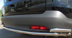 18 299 р. Защита заднего бампера (Ø42 мм с уголками, нержавейка) SLITKOFF Honda CR-V RM1,RM3,RM4 дорестайлинг (2012-2015)  с доставкой в г. Вологда. Увеличить фотографию 3