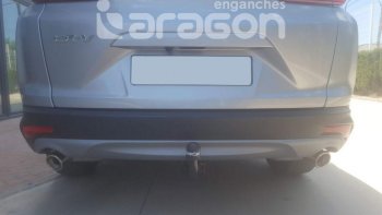 68 599 р. Фаркоп Aragon.(шар V) Honda CR-V RM1,RM3,RM4 рестайлинг (2014-2018)  с доставкой в г. Вологда. Увеличить фотографию 2