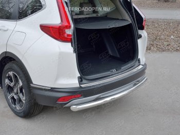 2 749 р. Накладка на задний бампер Russtal (лист) Honda CR-V RW,RT дорестайлинг (2016-2020)  с доставкой в г. Вологда. Увеличить фотографию 3