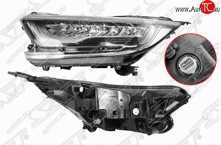 14 449 р. Левая передняя фара SAT (диодная, с электрокорректором) Honda CR-V RW,RT дорестайлинг (2016-2020)  с доставкой в г. Вологда