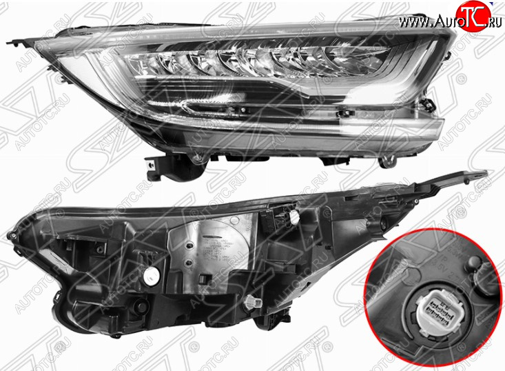 13 299 р. Правая передняя фара SAT (диодная, с электрокорректором) Honda CR-V RW,RT дорестайлинг (2016-2020)  с доставкой в г. Вологда
