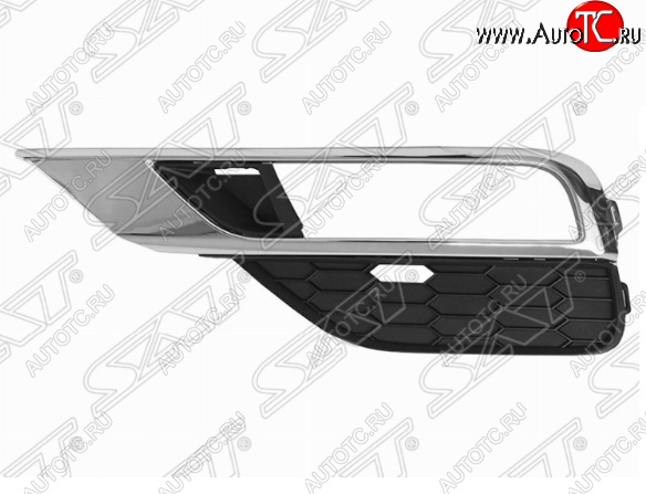 1 599 р. Левая оправа противотуманной фары SAT Honda CR-V RM1,RM3,RM4 рестайлинг (2014-2018)  с доставкой в г. Вологда