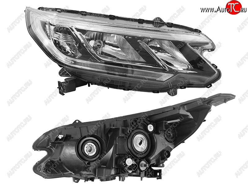 19 199 р. Правая фара SAT Honda CR-V RM1,RM3,RM4 рестайлинг (2014-2018)  с доставкой в г. Вологда