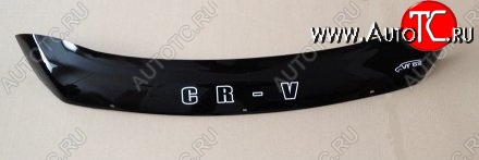 999 р. Дефлектор капота Russtal (короткий) Honda CR-V RE1,RE2,RE3,RE4,RE5,RE7 рестайлинг (2009-2012)  с доставкой в г. Вологда