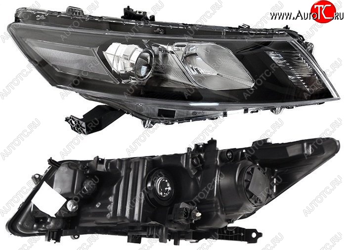 8 299 р. Правая фара SAT (с электрокорректором) Honda Crosstour 1 TF дорестайлинг (2009-2013)  с доставкой в г. Вологда