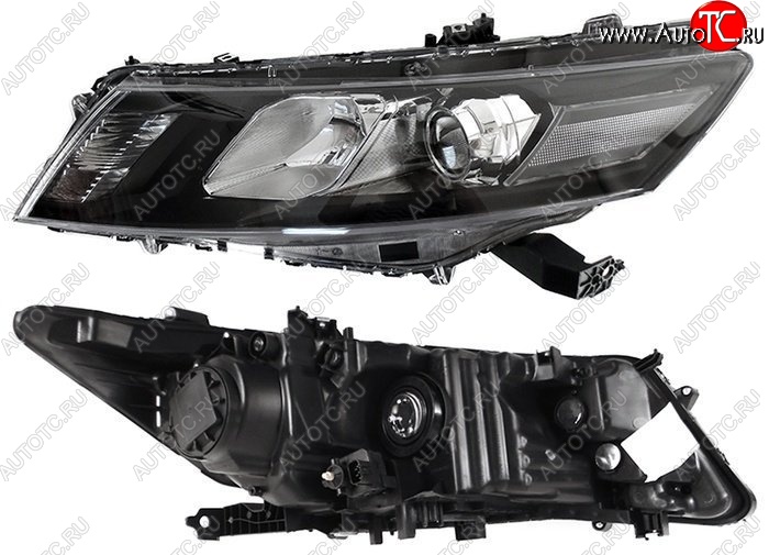 8 999 р. Левая фара SAT (с электрокорректором) Honda Crosstour 1 TF дорестайлинг (2009-2013)  с доставкой в г. Вологда
