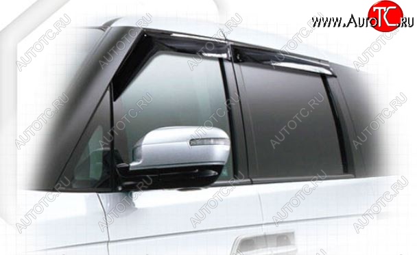2 079 р. Дефлектора окон CA-Plastic  Honda Elysion  Prestige (2007-2013) RR (Classic полупрозрачный, Без хром.молдинга)  с доставкой в г. Вологда