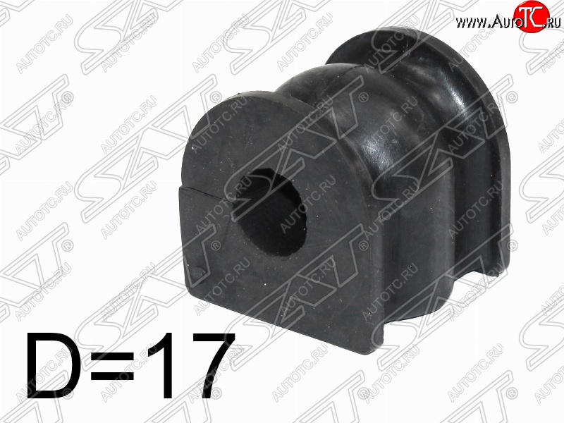 141 р. Резиновая втулка переднего стабилизатора SAT (D=17) Honda Jazz (2008-2015)  с доставкой в г. Вологда