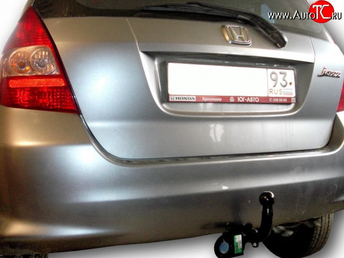 5 949 р. Фаркоп Лидер Плюс Honda Jazz (2001-2008) (Без электропакета)  с доставкой в г. Вологда