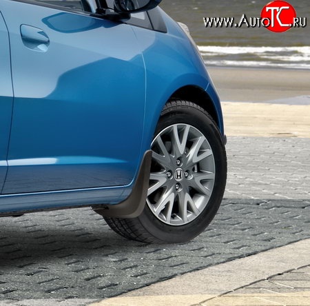 575 р. Передние брызговики NovLine 2 шт. Honda Jazz (2008-2015)  с доставкой в г. Вологда
