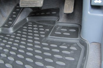 9 399 р. Комплект ковриков салона Element (полиуретан) Honda Odyssey 2 (1999-2003) (Бежевый)  с доставкой в г. Вологда. Увеличить фотографию 2