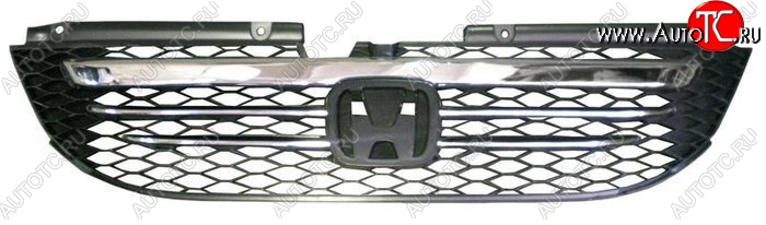 2 059 р. Решётка радиатора SAT Honda Odyssey 3 (2004-2008) (Неокрашенная)  с доставкой в г. Вологда