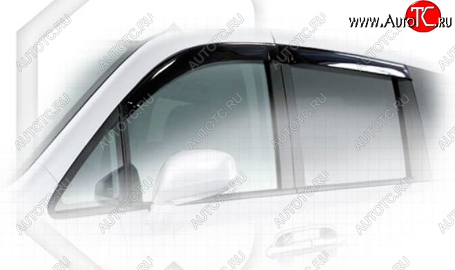 2 199 р. Дефлектора окон CA-Plastiс  Honda StepWagon  RG (2007-2009) минивэн рестайлинг (Classic полупрозрачный, Без хром.молдинга)  с доставкой в г. Вологда