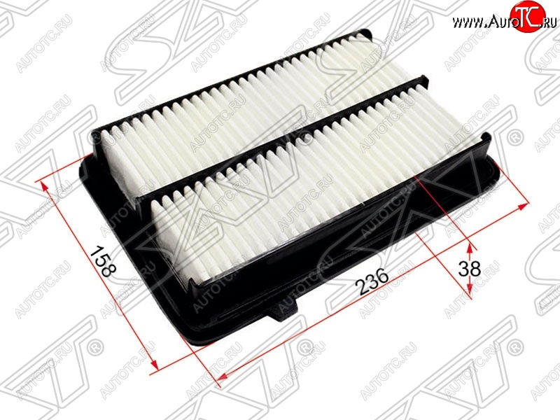 399 р. Фильтр воздушный двигателя SAT  Honda StepWagon  RK (2009-2012) минивэн дорестайлинг  с доставкой в г. Вологда