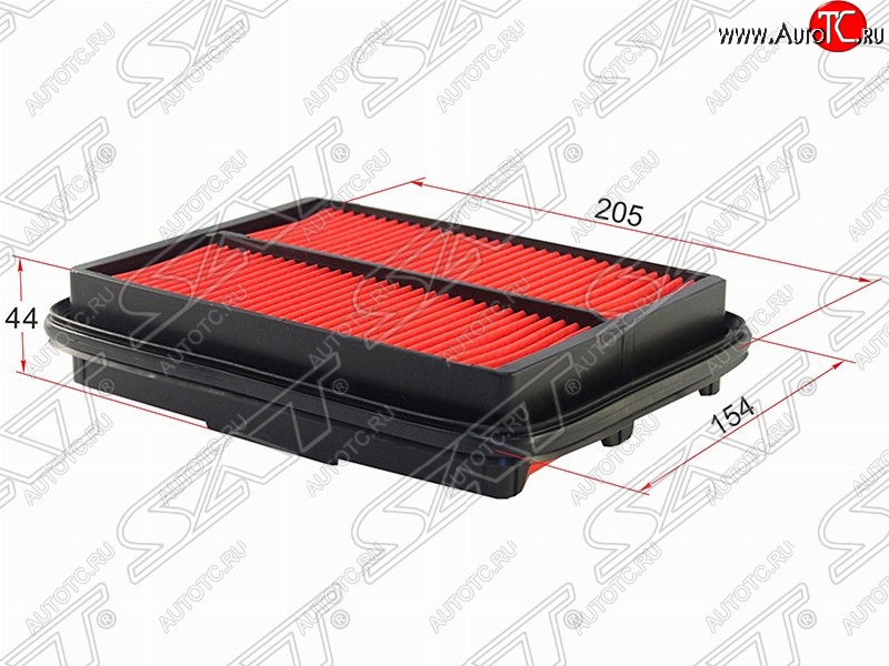299 р. Фильтр воздушный двигателя SAT (205х154х44 mm)  Honda StepWagon  RF1,RF2 (1996-2001) минивэн дорестайлинг, минивэн рестайлинг  с доставкой в г. Вологда