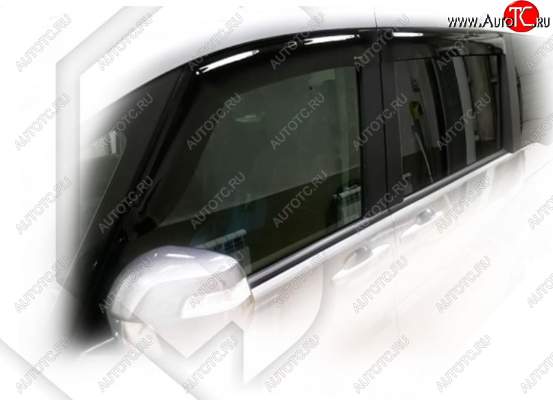2 199 р. Дефлектора окон CA-Plastic  Honda StepWagon  5 RP1,RP2, RP3, RP4 (2015-2017) минивэн дорестайлинг (Classic полупрозрачный)  с доставкой в г. Вологда