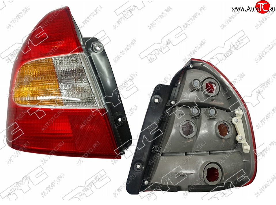 4 099 р. Левый фонарь задний TYC  Hyundai Accent  2 LC (1999-2012) седан дорестайлинг (ТагАЗ)  с доставкой в г. Вологда