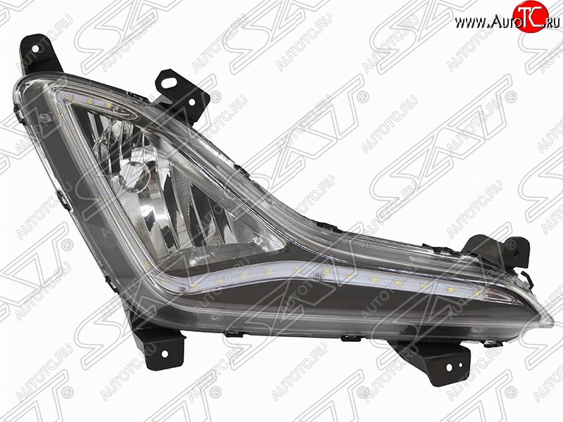 4 299 р. Правая противотуманная фара SAT (с ДХО) Hyundai Elantra MD рестайлинг (2013-2016)  с доставкой в г. Вологда