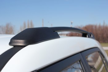 8 649 р. Комплект рейлингов АПС Hyundai Creta GS дорестайлинг (2015-2019) (Серебристые без поперечин )  с доставкой в г. Вологда. Увеличить фотографию 5