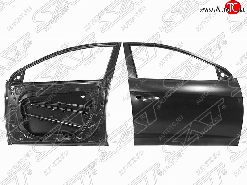 8 799 р. Правая дверь передняя SAT Hyundai Elantra AD дорестайлинг (2016-2019) (Неокрашенная)  с доставкой в г. Вологда