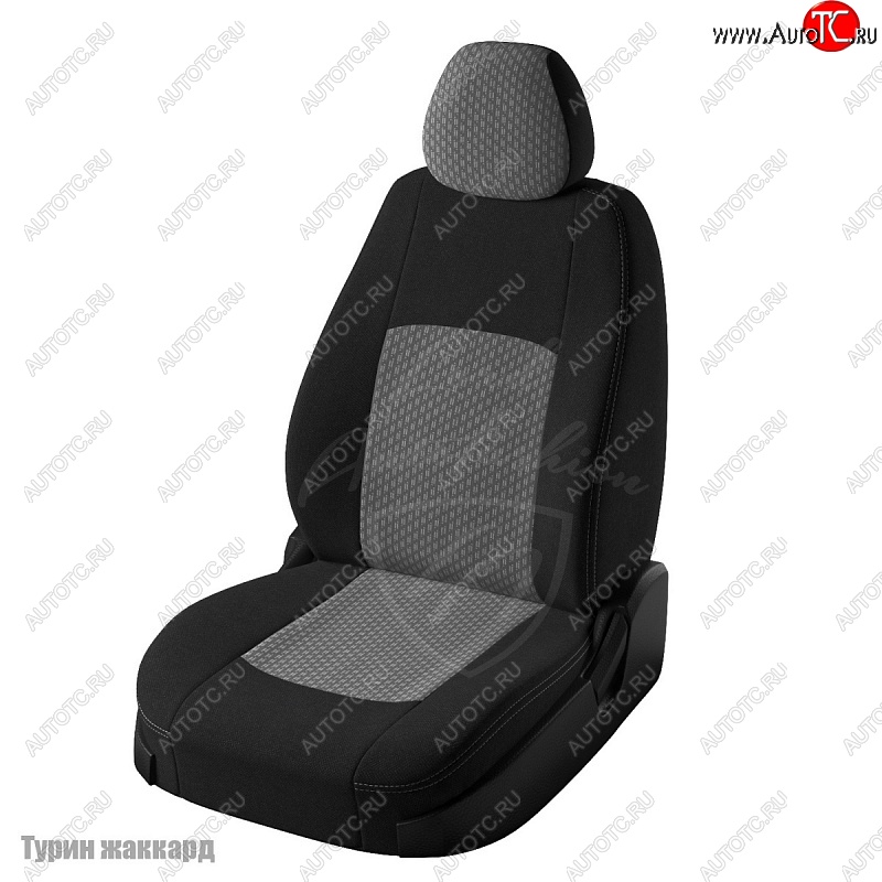6 399 р. Чехлы для сидений Lord Autofashion Турин (жаккард) Hyundai Elantra MD дорестайлинг (2010-2013) (Черный, вставка Люкс-94)  с доставкой в г. Вологда