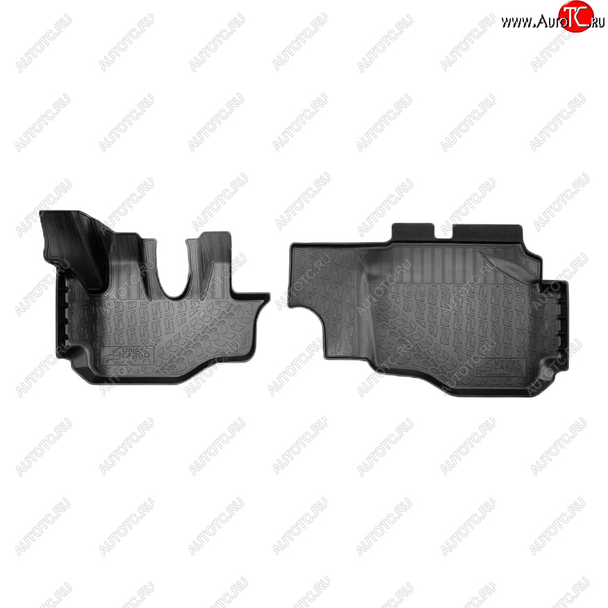 2 469 р. Коврики салона Norplast Unidec Hyundai HD-35 (2011-2025) (Цвет: черный)  с доставкой в г. Вологда