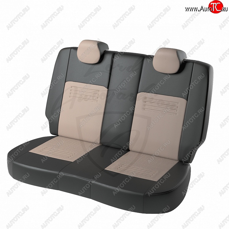 9 449 р. Чехлы для сидений Lord Autofashion Турин (экокожа) Hyundai I30 2 GD дорестайлинг, хэтчбэк 5 дв. (2011-2015) (Черный, вставка бежевая)  с доставкой в г. Вологда