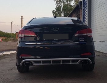 3 899 р. Лип спойлер АВТОКРАТ Hyundai I40 1 VF рестайлинг седан (2015-2019) (Неокрашенный)  с доставкой в г. Вологда. Увеличить фотографию 6
