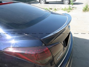 3 899 р. Лип спойлер АВТОКРАТ Hyundai I40 1 VF рестайлинг седан (2015-2019) (Неокрашенный)  с доставкой в г. Вологда. Увеличить фотографию 4